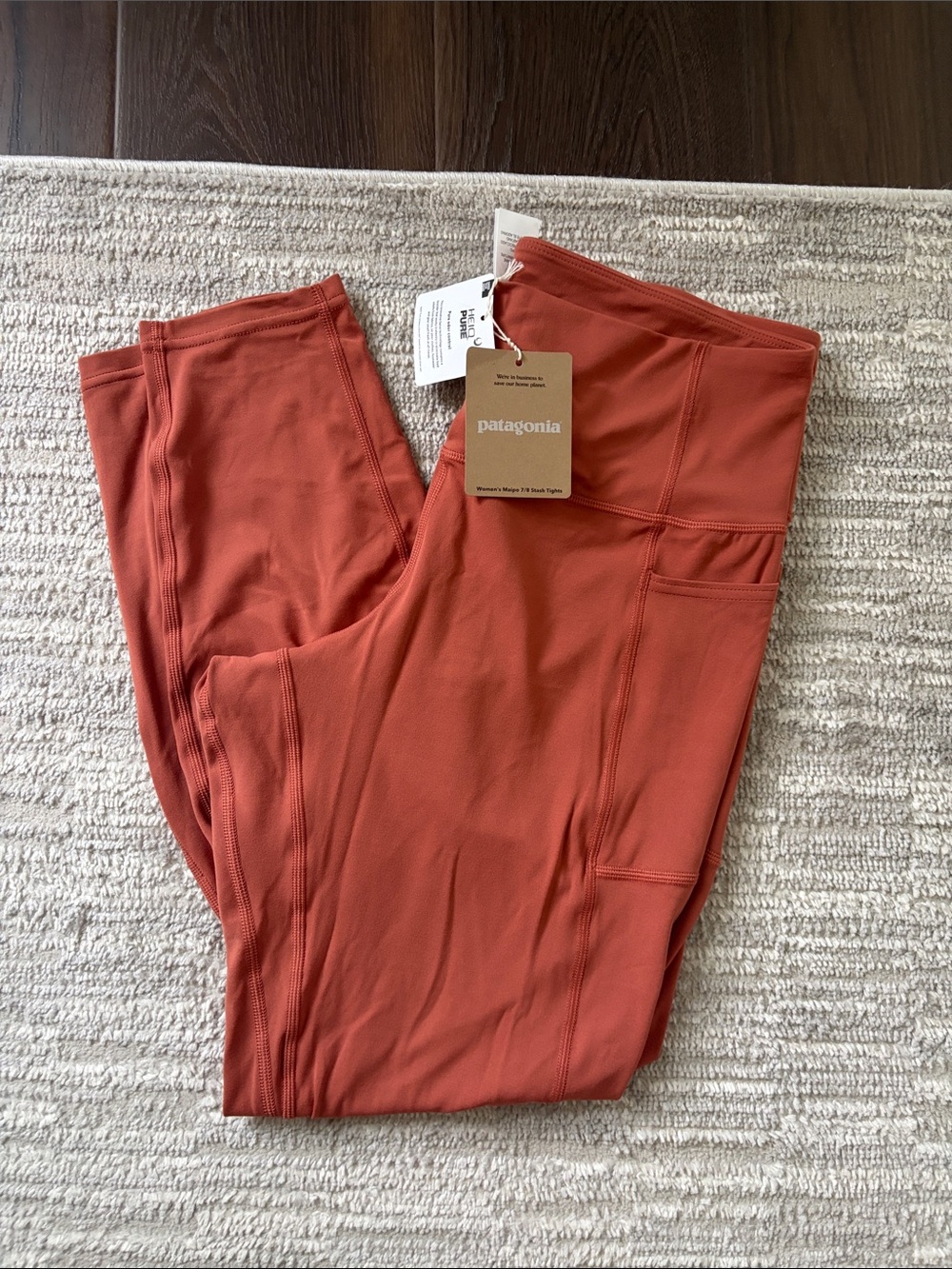 Patagonia Women’s Leggings in Rust Orange